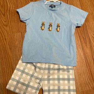 Easter French Knot Short Set